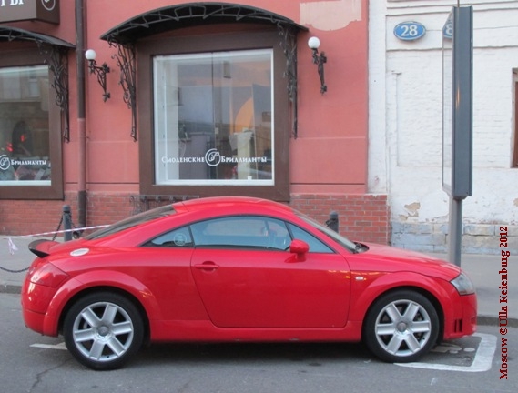 Audi TOP Model  "Wheely" oder oder "TT" steht für Turbotrottel 